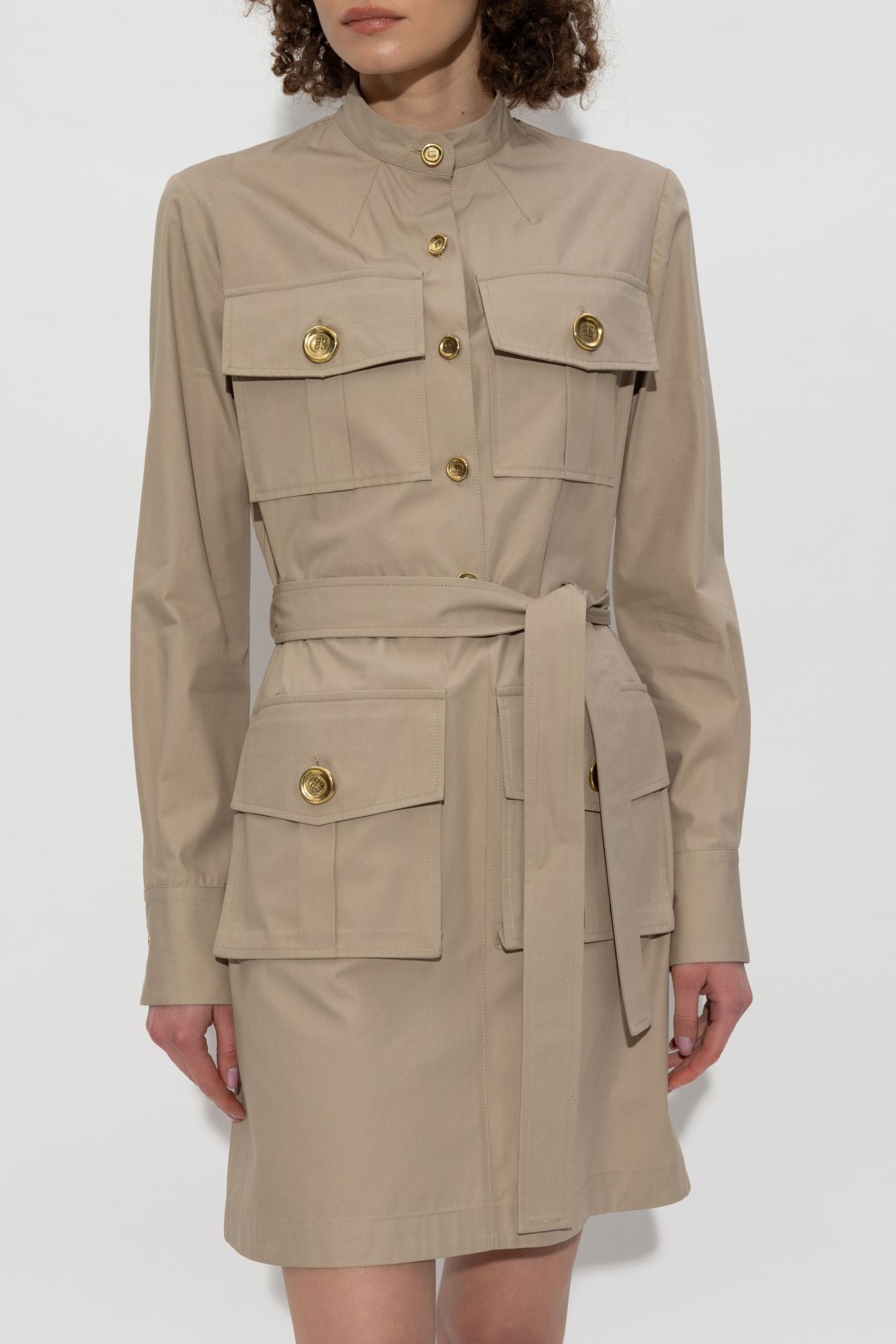 ワンピース GIVENCHY Women Dresses BW22A915VK Beige Safari dress GIVENCHY BW22A915VK 281 - Ancote